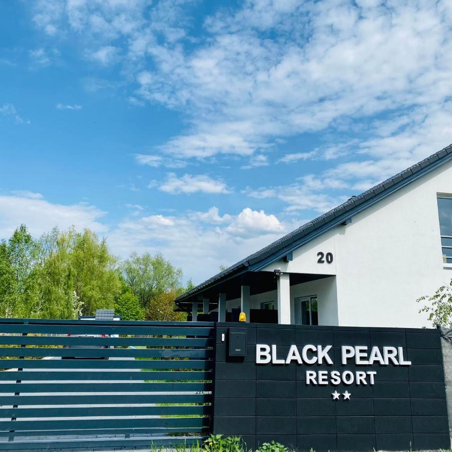 Domki Black Pearl Mielno Basen Sauna Jacuzzi Exterior foto